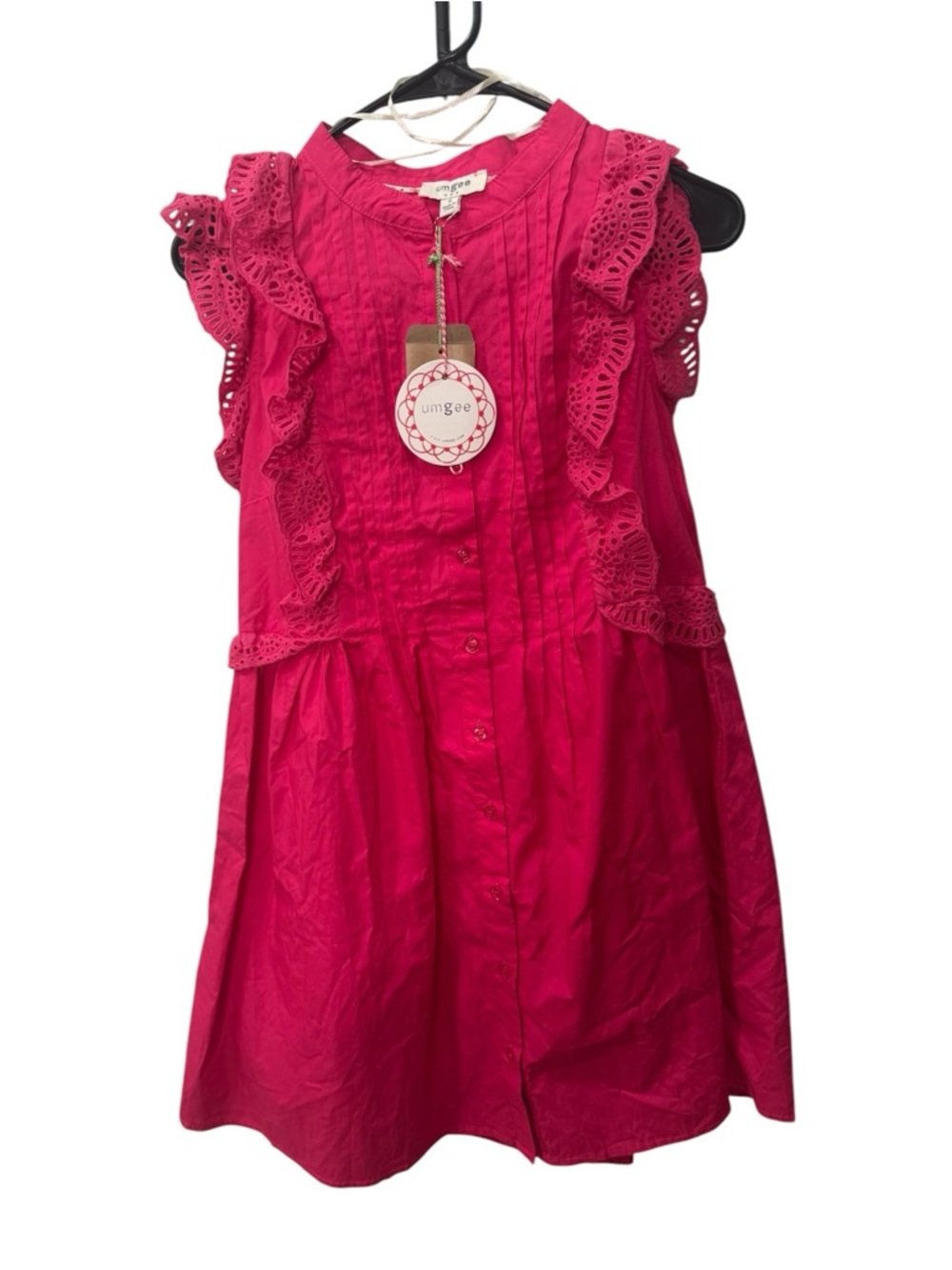 Umgee tiered ruffle sleeve tunic dress. NWT size S